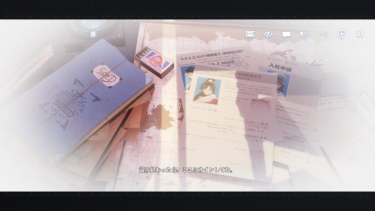 アッシュエコーズのアドベンチャーパート