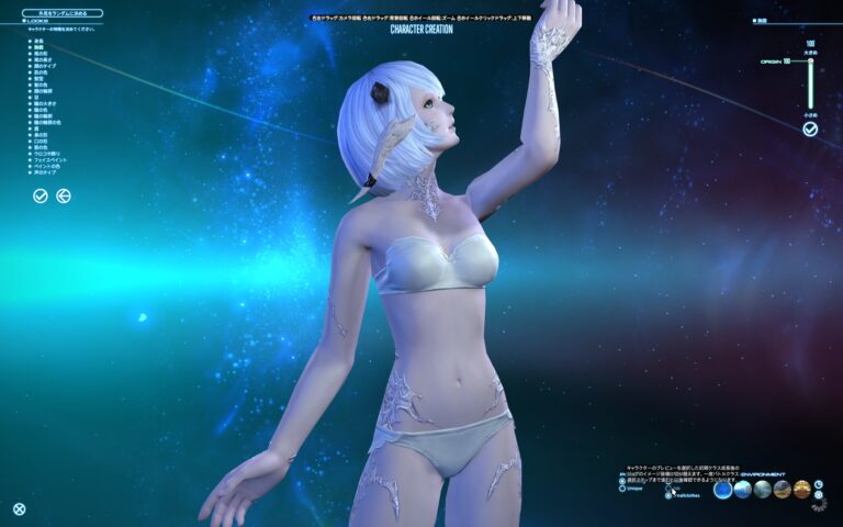 ファイナルファンタジーXIV（FF14）のキャラメイク・カスタマイズ