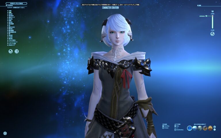 ファイナルファンタジーXIV（FF14）のキャラメイク・カスタマイズ