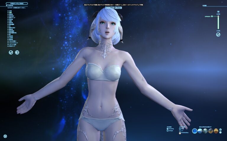 ファイナルファンタジーXIV（FF14）のキャラメイク・カスタマイズ