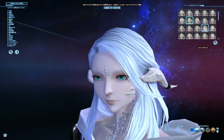 ファイナルファンタジーXIV（FF14）のキャラメイク・カスタマイズ