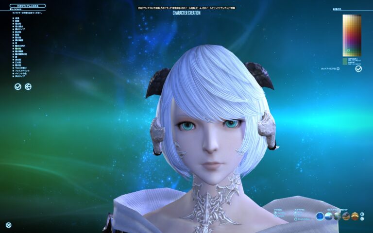 ファイナルファンタジーXIV（FF14）のキャラメイク・カスタマイズ