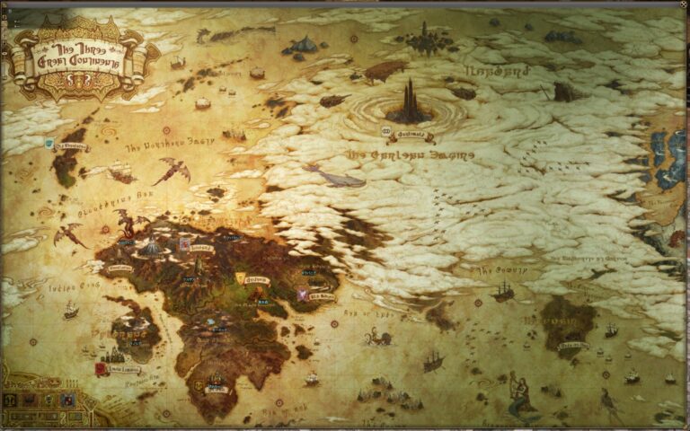 ファイナルファンタジーXIV（FF14）のマップ