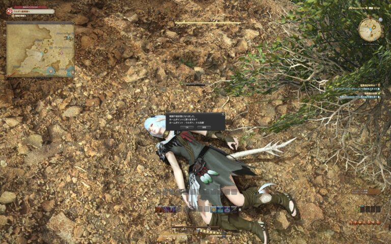 ファイナルファンタジーXIV（FF14）のバトル画面