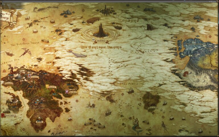 ファイナルファンタジーXIV（FF14）のマップ