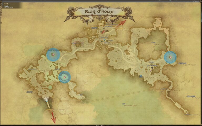 ファイナルファンタジーXIV（FF14）のマップ