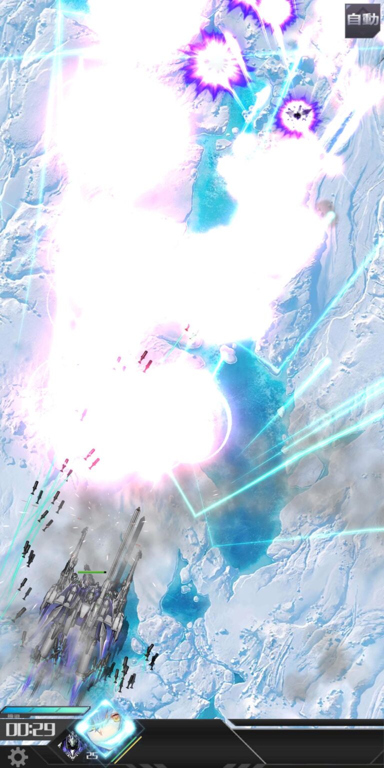 機動戦隊アイアンサーガのバトル画面